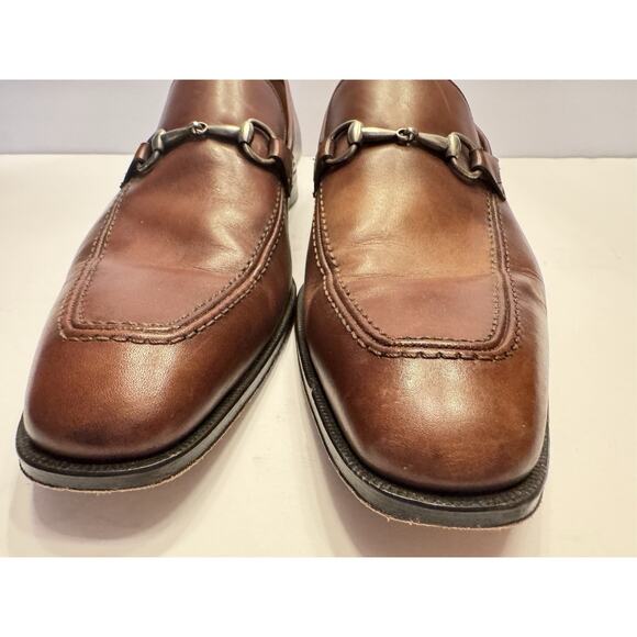 Size 11 Mezlan Tours Horsebit Slip On Loafers Brown Spain Leather main image 11